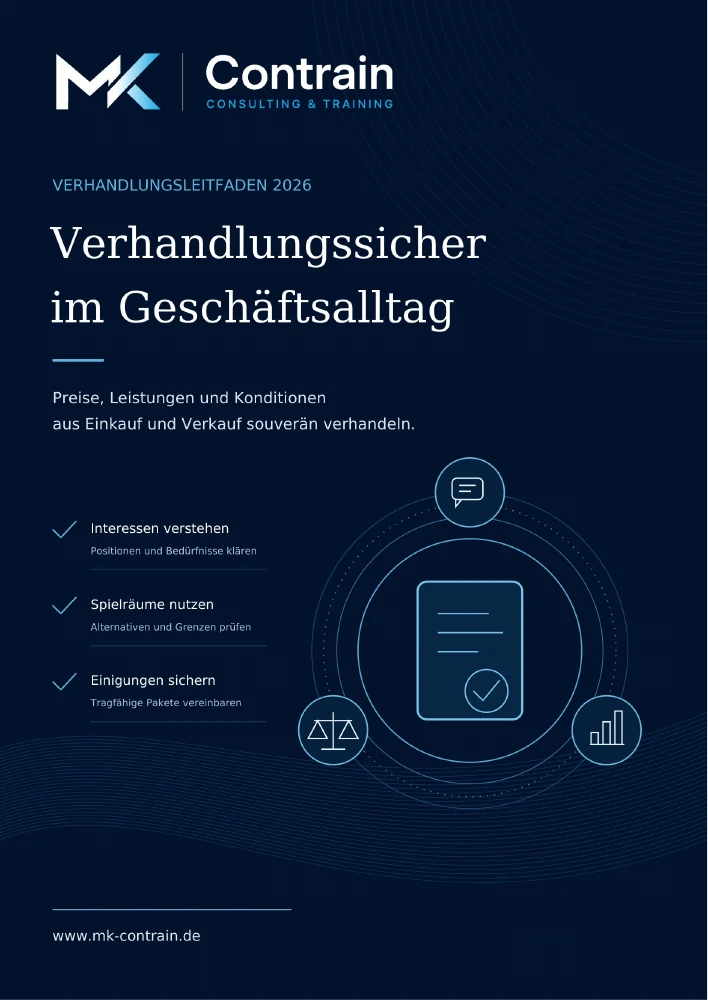 Cover: Sicher verhandeln.